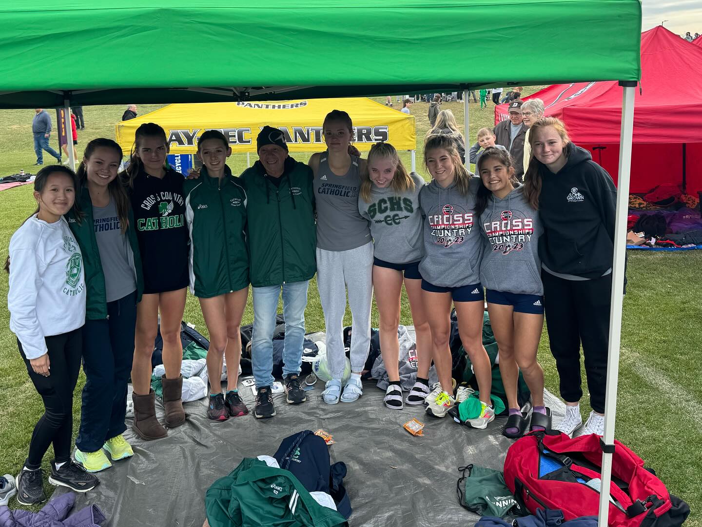 Lady Irish Cross Country Earn 8th at State